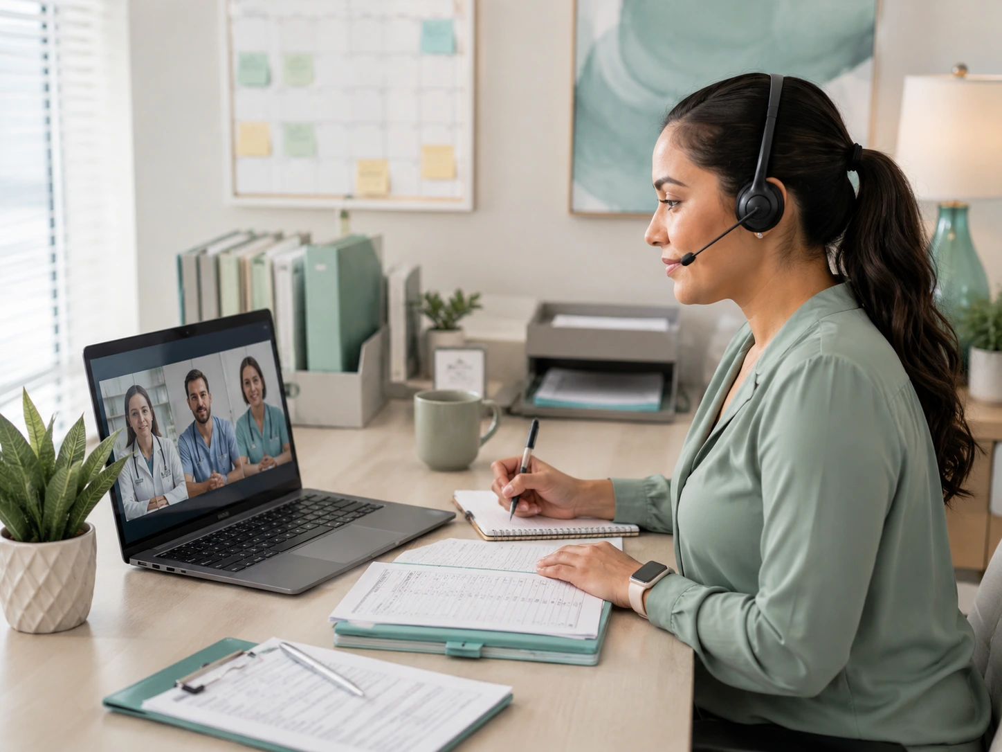 Remote patient monitoring status review